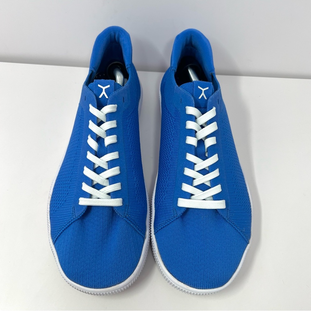 Blue Knit Athletic Sneakers - Flux Women’s Casual Trainers - Picture 2 of 8